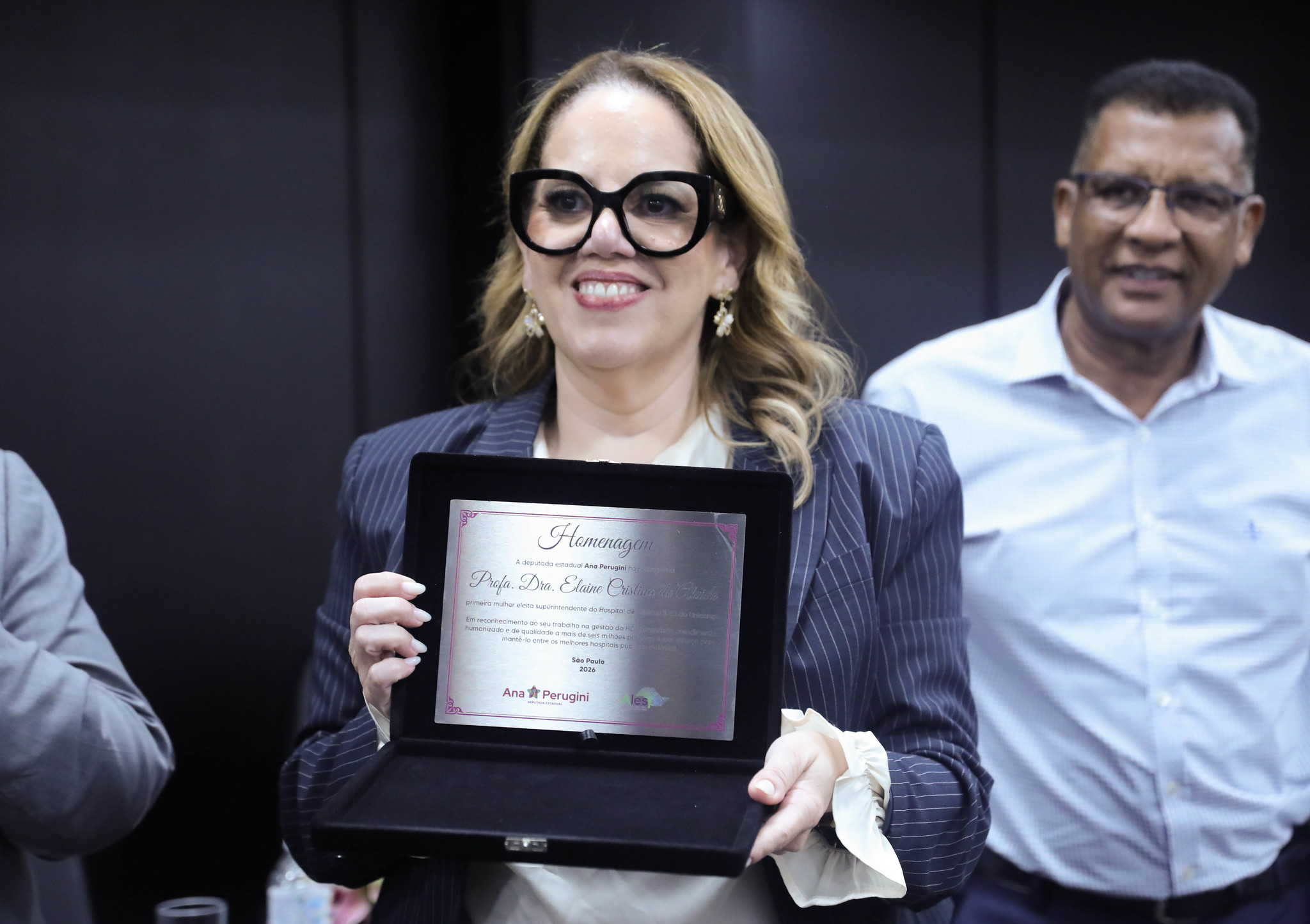 Elaine Ataíde é homenageada na Alesp